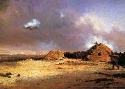 Conrad Wise Chapman Battery Simkins,Charleston,Feb 25.1864 USA oil painting artist